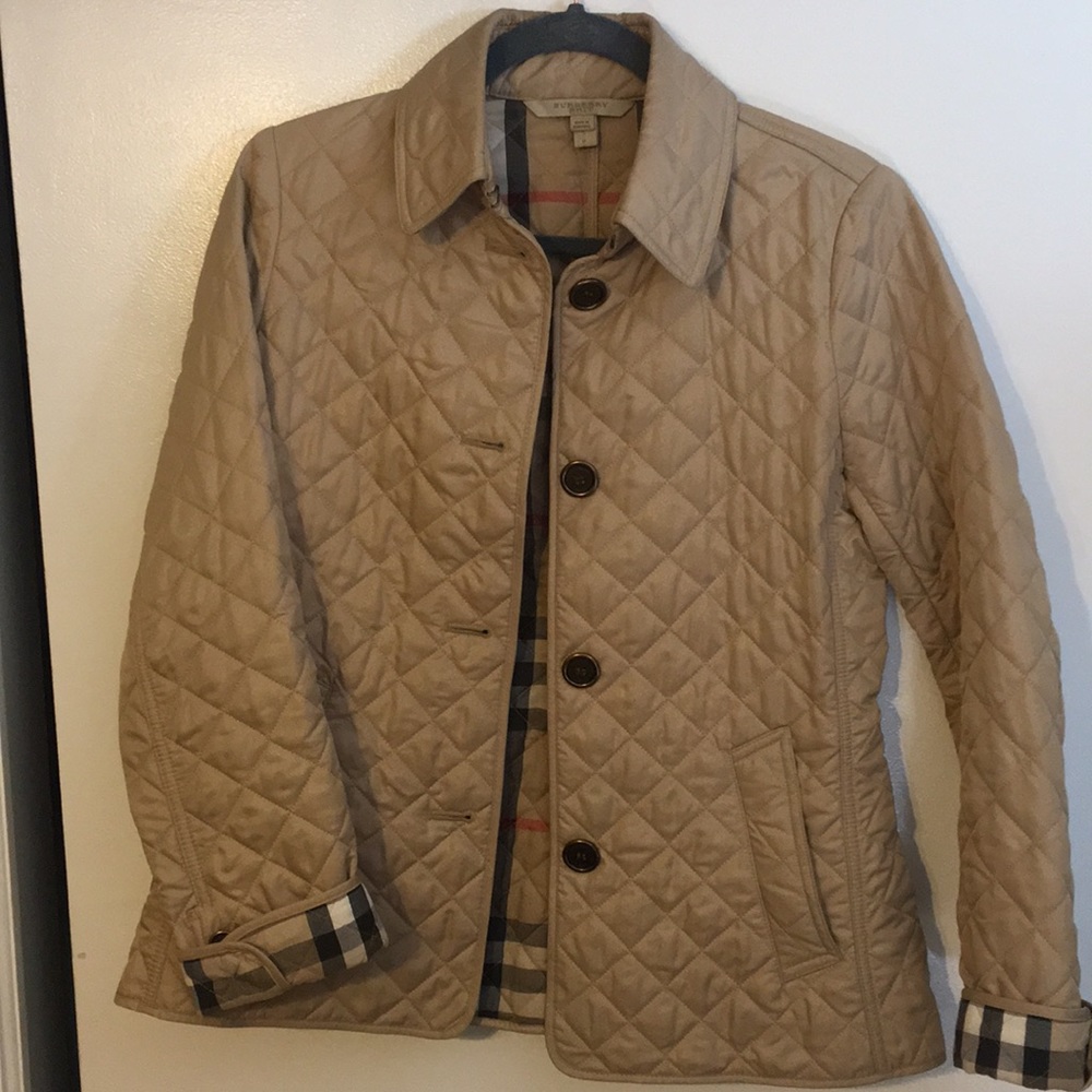 SOLD Burberry Brit Quilted jacket